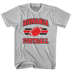 Romania 90's Football Team Youth Cotton - Grey Heather Romania 90's Football Team Youth Cotton - Grey Heather