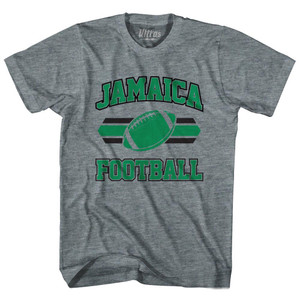Jamaica 90's Football Team Youth Tri-Blend - Athletic Grey Jamaica 90's Football Team Youth Tri-Blend - Athletic Grey