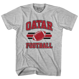 Qatar 90's Football Team Youth Cotton - Grey Heather Qatar 90's Football Team Youth Cotton - Grey Heather