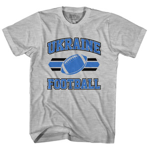 Ukraine 90's Football Team Youth Cotton - Grey Heather Ukraine 90's Football Team Youth Cotton - Grey Heather