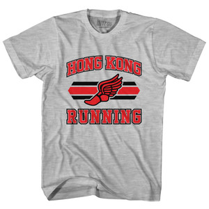 Hong Kong 90's Running Team Cotton Youth T-Shirt - Grey Heather Hong Kong 90's Running Team Cotton Youth T-Shirt - Grey Heather