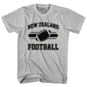 New Zealand 90's Football Team Youth Cotton - Grey Heather New Zealand 90's Football Team Youth Cotton - Grey Heather