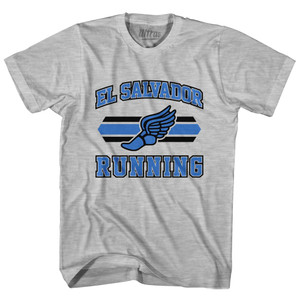 El Salvador 90's Running Team Cotton Youth T-Shirt - Grey Heather El Salvador 90's Running Team Cotton Youth T-Shirt - Grey Heather