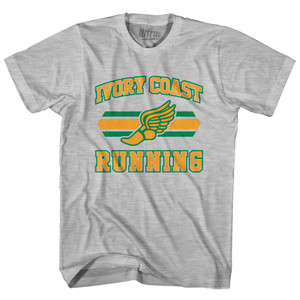 Ivory 90's Running Team Cotton Youth T-Shirt - Grey Heather Ivory 90's Running Team Cotton Youth T-Shirt - Grey Heather