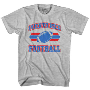 Puerto Rico 90's Football Team Youth Cotton - Grey Heather Puerto Rico 90's Football Team Youth Cotton - Grey Heather