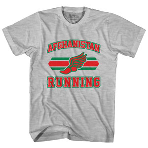 Afghanistan 90's Running Team Cotton Youth T-Shirt - Grey Heather Afghanistan 90's Running Team Cotton Youth T-Shirt - Grey Heather
