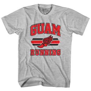 Guam 90's Running Team Cotton Adult T-Shirt - Grey Heather Guam 90's Running Team Cotton Adult T-Shirt - Grey Heather