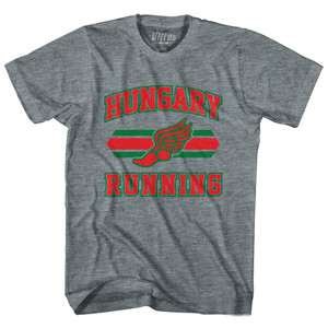 Hungary 90's Running Team Cotton Youth T-shirt - Athletic Grey Hungary 90's Running Team Cotton Youth T-shirt - Athletic Grey