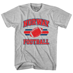 Norway 90's Football Team Youth Cotton - Grey Heather Norway 90's Football Team Youth Cotton - Grey Heather