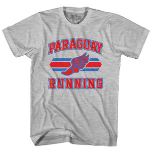 Paraguay 90's Running Team Cotton Youth T-Shirt - Grey Heather Paraguay 90's Running Team Cotton Youth T-Shirt - Grey Heather