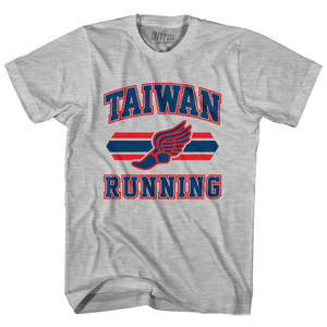Taiwan Islands 90's Running Team Cotton Adult T-Shirt - Grey Heather Taiwan Islands 90's Running Team Cotton Adult T-Shirt - Grey Heather