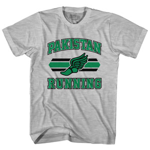 Pakistan 90's Running Team Cotton Youth T-Shirt - Grey Heather Pakistan 90's Running Team Cotton Youth T-Shirt - Grey Heather