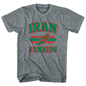 Iran 90's Running Team Cotton Youth T-shirt - Athletic Grey Iran 90's Running Team Cotton Youth T-shirt - Athletic Grey