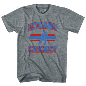 Iceland 90's Cricket Team Tri-Blend Youth T-shirt - Athletic Grey Iceland 90's Cricket Team Tri-Blend Youth T-shirt - Athletic Grey