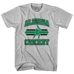 Algeria 90's Cricket Team Cotton Youth T-Shirt - Grey Heather Algeria 90's Cricket Team Cotton Youth T-Shirt - Grey Heather