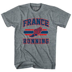 France 90's Running Team Cotton Youth T-shirt - Athletic Grey France 90's Running Team Cotton Youth T-shirt - Athletic Grey
