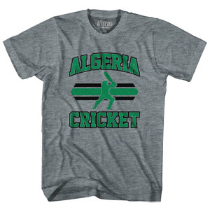 Algeria 90's Cricket Team Tri-Blend Youth T-shirt - Athletic Grey Algeria 90's Cricket Team Tri-Blend Youth T-shirt - Athletic Grey