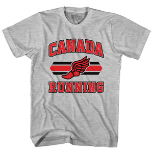 Canada 90's Running Team Cotton Youth T-Shirt - Grey Heather Canada 90's Running Team Cotton Youth T-Shirt - Grey Heather