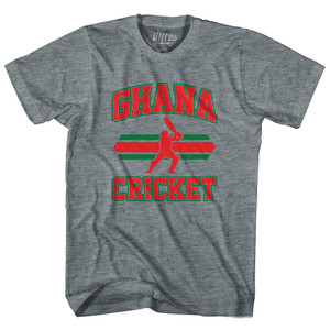 Ghana 90's Cricket Team Tri-Blend Youth T-shirt - Athletic Grey Ghana 90's Cricket Team Tri-Blend Youth T-shirt - Athletic Grey