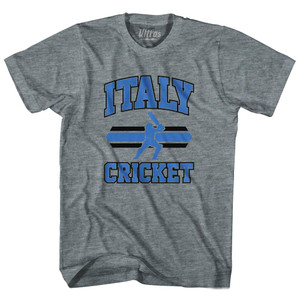 Italy 90's Cricket Team Tri-Blend Youth T-shirt - Athletic Grey Italy 90's Cricket Team Tri-Blend Youth T-shirt - Athletic Grey