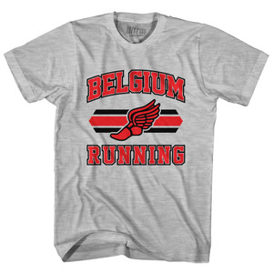 Belgium 90's Running Team Cotton Youth T-Shirt - Grey Heather Belgium 90's Running Team Cotton Youth T-Shirt - Grey Heather