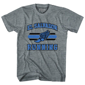 El Salvador 90's Running Team Cotton Adult T-shirt - Athletic Grey El Salvador 90's Running Team Cotton Adult T-shirt - Athletic Grey