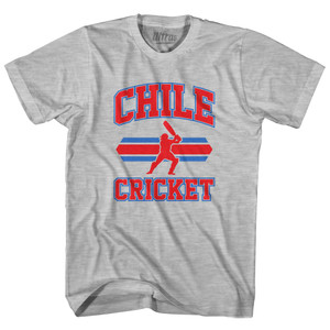 Chile 90's Cricket Team Cotton Youth T-Shirt - Grey Heather Chile 90's Cricket Team Cotton Youth T-Shirt - Grey Heather