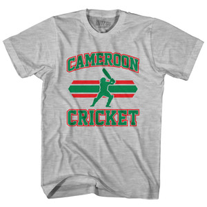 Cameroon 90's Cricket Team Cotton Youth T-Shirt - Grey Heather Cameroon 90's Cricket Team Cotton Youth T-Shirt - Grey Heather