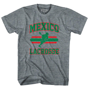 Mexico 90's Lacrosse Team Tri-Blend Youth T-shirt - Athletic Grey Mexico 90's Lacrosse Team Tri-Blend Youth T-shirt - Athletic Grey