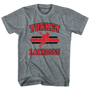 Turkey 90's Lacrosse Team Tri-Blend Youth T-shirt - Athletic Grey Turkey 90's Lacrosse Team Tri-Blend Youth T-shirt - Athletic Grey