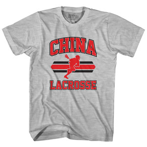 China 90's Lacrosse Team Cotton Youth T-Shirt - Grey Heather China 90's Lacrosse Team Cotton Youth T-Shirt - Grey Heather