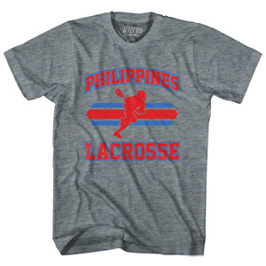 Philippines 90's Lacrosse Team Tri-Blend Youth T-shirt - Athletic Grey Philippines 90's Lacrosse Team Tri-Blend Youth T-shirt - Athletic Grey