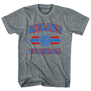 Iceland 90's Volleyball Team Tri-Blend Youth T-shirt - Athletic Grey Iceland 90's Volleyball Team Tri-Blend Youth T-shirt - Athletic Grey