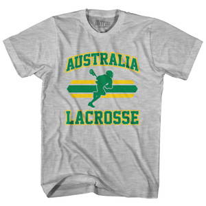 Australia 90's Lacrosse Team Cotton Youth T-Shirt - Grey Heather Australia 90's Lacrosse Team Cotton Youth T-Shirt - Grey Heather
