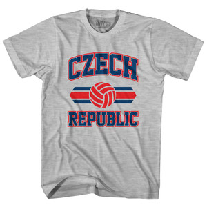 Czech Republic 90's Volleyball Team Cotton Youth T-Shirt - Grey Heather Czech Republic 90's Volleyball Team Cotton Youth T-Shirt - Grey Heather
