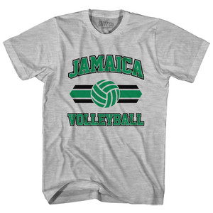 Jamaica 90's Volleyball Team Cotton Youth T-Shirt - Grey Heather Jamaica 90's Volleyball Team Cotton Youth T-Shirt - Grey Heather