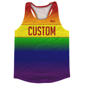 Rainbow Ombre Running Track Tops Made In USA - Rainbow Rainbow Ombre Running Track Tops Made In USA - Rainbow