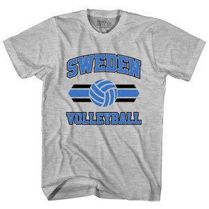 Sweden 90's Volleyball Team Cotton Youth T-Shirt - Grey Heather Sweden 90's Volleyball Team Cotton Youth T-Shirt - Grey Heather