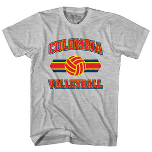 Colombia 90's Volleyball Team Cotton Youth T-Shirt - Grey Heather Colombia 90's Volleyball Team Cotton Youth T-Shirt - Grey Heather