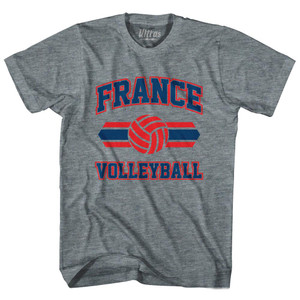 France 90's Volleyball Team Tri-Blend Youth T-shirt - Athletic Grey France 90's Volleyball Team Tri-Blend Youth T-shirt - Athletic Grey