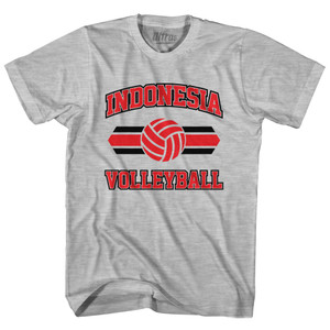 Indonesia 90's Volleyball Team Cotton Youth T-Shirt - Grey Heather Indonesia 90's Volleyball Team Cotton Youth T-Shirt - Grey Heather