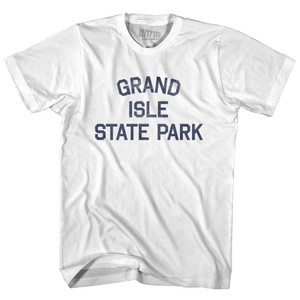 Vermont Grand Isle State Park Womens Cotton Junior Cut Vintage T-shirt - White
