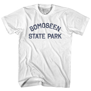 Vermont Bomoseen State Park Womens Cotton Junior Cut Vintage T-shirt - White Vermont Bomoseen State Park Womens Cotton Junior Cut Vintage T-shirt - White