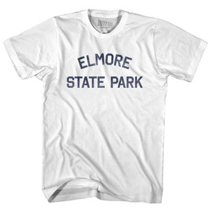 Vermont Elmore State Park Womens Cotton Junior Cut Vintage T-shirt - White