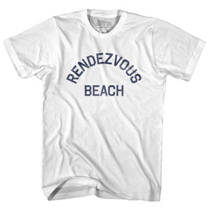 Utah Rendezvous Beach Womens Cotton Junior Cut Vintage T-shirt - White Utah Rendezvous Beach Womens Cotton Junior Cut Vintage T-shirt - White