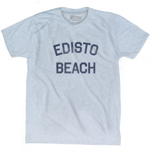 South Carolina Edisto Beach Adult Tri-Blend Vintage T-Shirt - Athletic White South Carolina Edisto Beach Adult Tri-Blend Vintage T-Shirt - Athletic White
