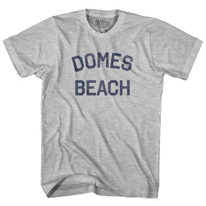 Puerto Rico Domes Beach Womens Cotton Junior Cut Vintage T-Shirt - Grey Heather Puerto Rico Domes Beach Womens Cotton Junior Cut Vintage T-Shirt - Grey Heather