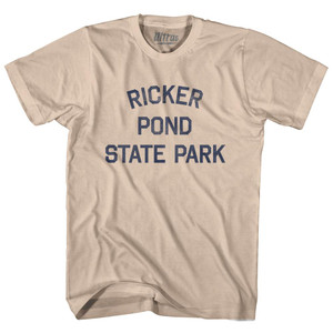 Vermont Ricker Pond State Park Adult Cotton Vintage T-Shirt - Creme Vermont Ricker Pond State Park Adult Cotton Vintage T-Shirt - Creme