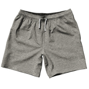 Strata Cool Grey 7" Swim Shorts Made in USA - Cool Grey Strata Cool Grey 7" Swim Shorts Made in USA - Cool Grey
