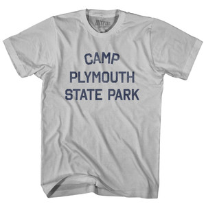 Vermont Camp Plymouth State Park Adult Cotton Vintage T-Shirt - Cool Grey